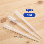 Plastic Beaker Set, 500 ml, 250 ml, 200 ml, 100 ml, 50 ml, 25 ml