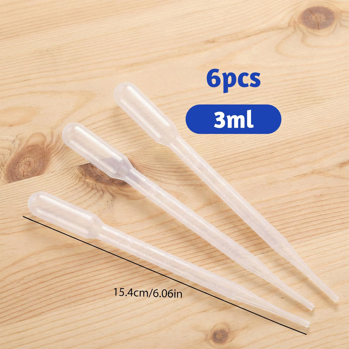 Plastic Beaker Set, 500 ml, 250 ml, 200 ml, 100 ml, 50 ml, 25 ml