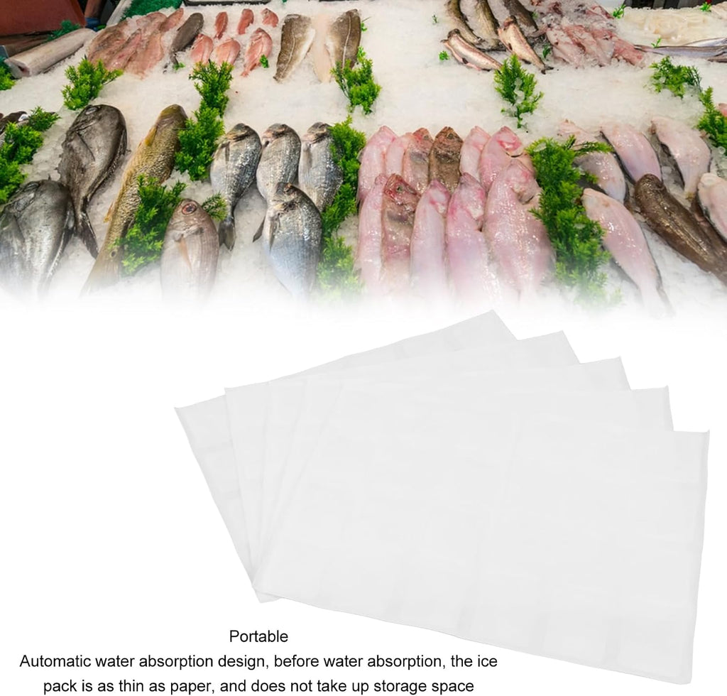 Dry Ice Packs for Shipping, 5PCS Reusable Long Lasting Cold Packs