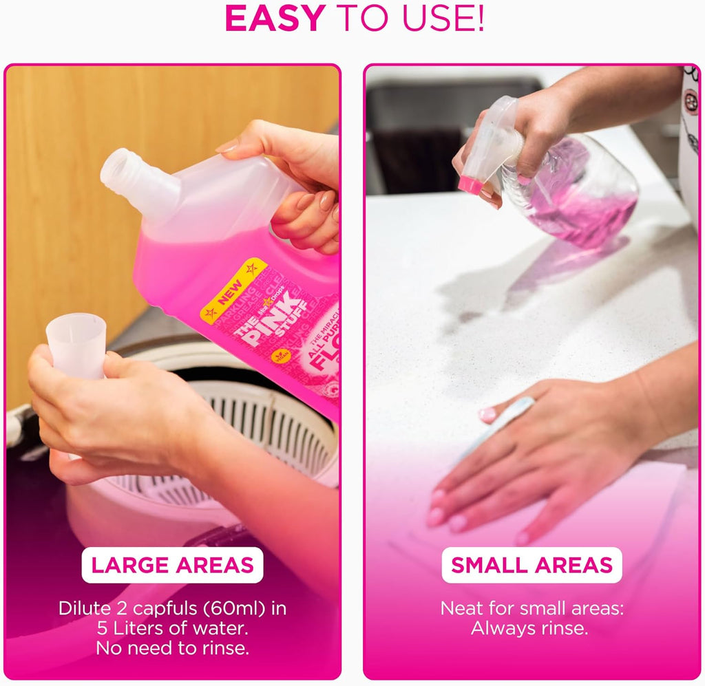 The Pink Stuff - The Miracle All Purpose Floor Cleaner 33.8fl oz