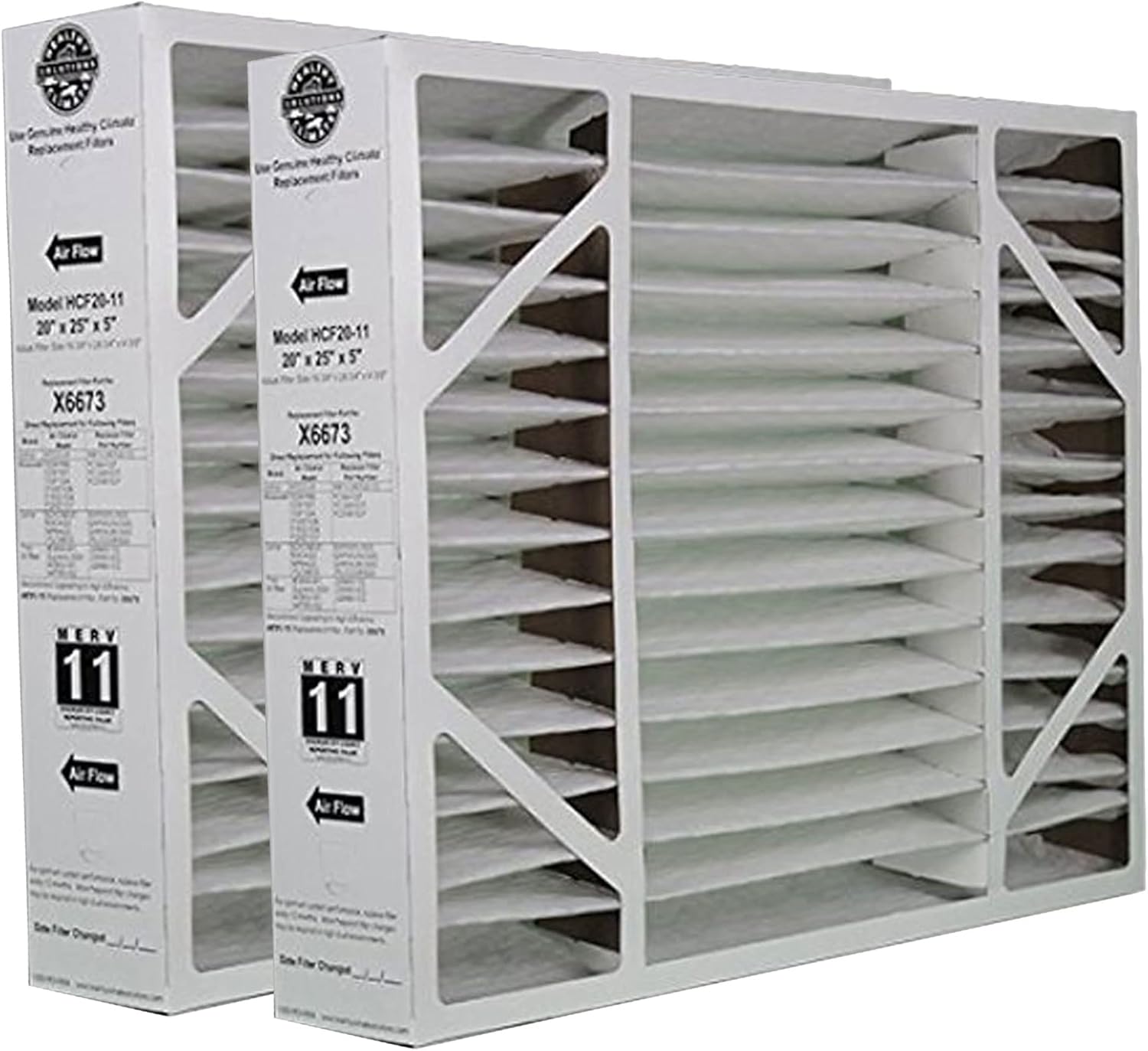 X6673 Healthy Climate HCF20-11 MERV 11 Filter Media (2 Pack)