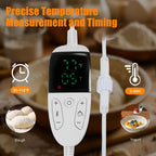 Bread Proofing Box, Dough Proofer 50-113°F Temp Precise Control & 48H Timer