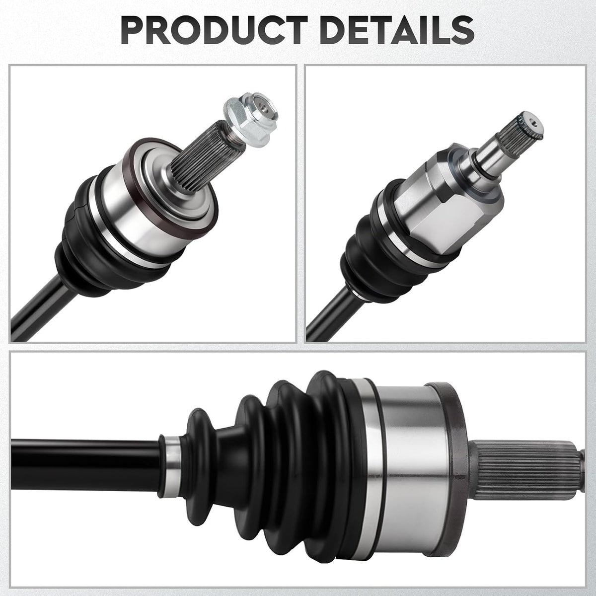 ILONPA NEW Left & Right Front CV Axle Shaft Assembly 2PCs CV Joint