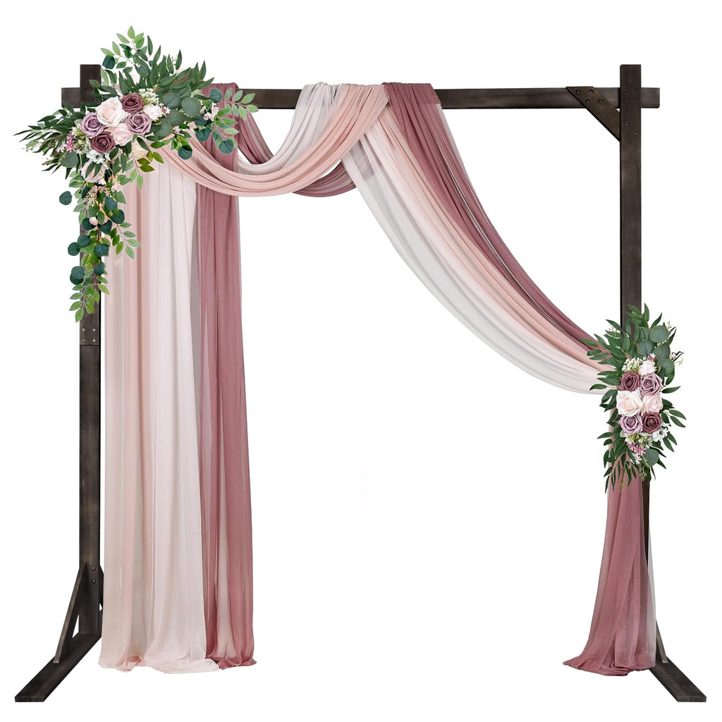 7.2FT Square Wooden Wedding Arch