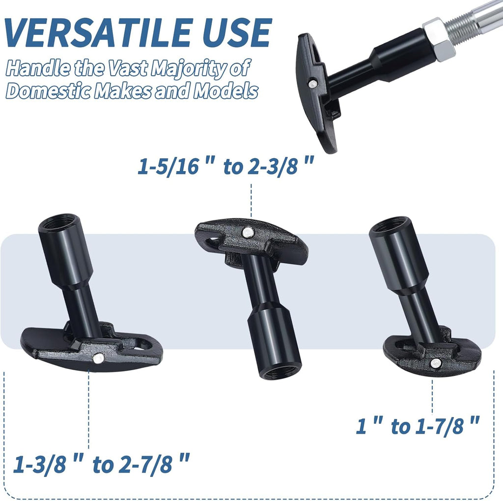 Rear Axle Bearing Puller Tool Axle Seal and Bearing Remover Set with Slide Hammer Yoke and 3 Rear Axle Puller