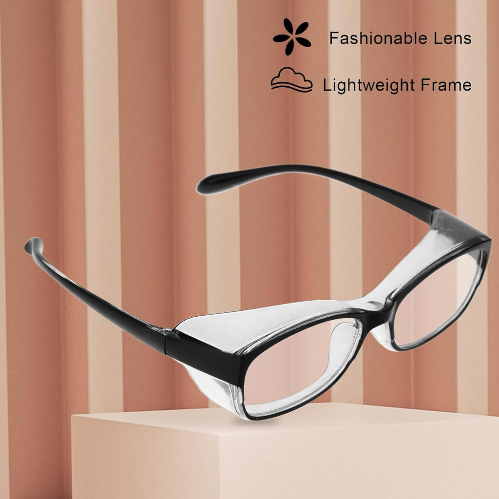 3 Pcs Nurses Goggles Light Lab Goggles Protective Glasses Eyewear Anti Fog Blue Square Stylish Cute Anti Dust Scratch