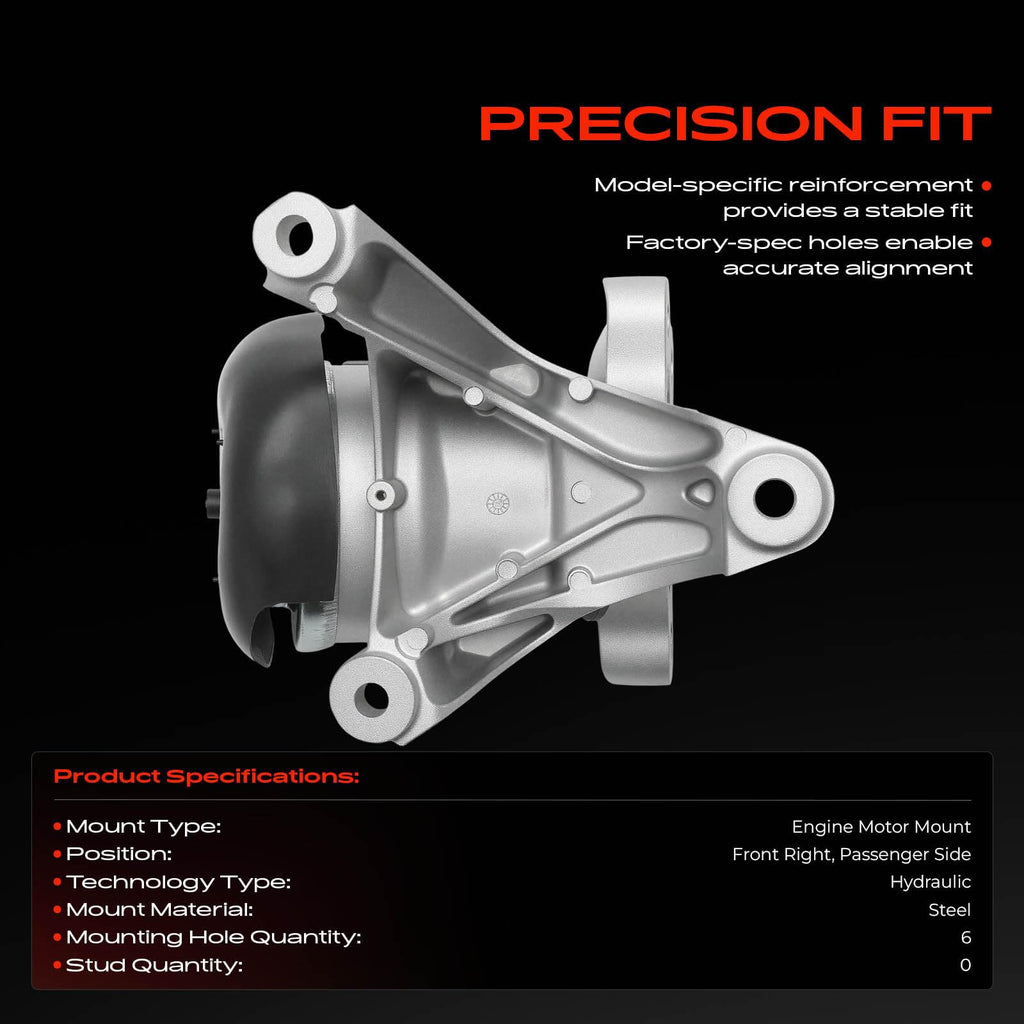 A-Premium Front Right Engine Motor Mount Compatible with Ford Explorer