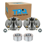 TRQ 2 Piece Front Wheel Bearing & Hub Kit Set