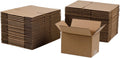 50 Pack 6x4x4 Inches Shipping Boxes, Small Corrugated Cardboard Boxes for Mailing and Packing, Brown