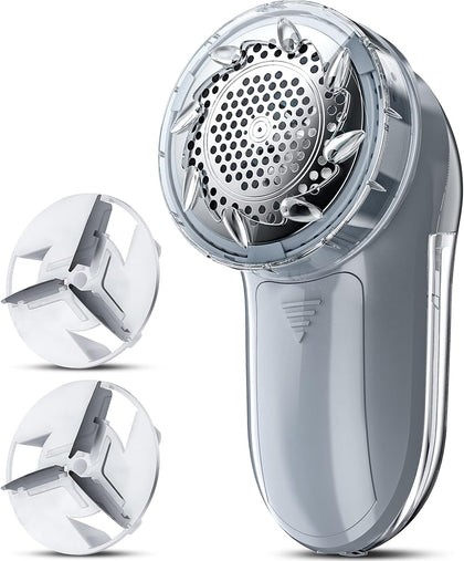 Fabric Shaver Lint Shaver for Clothes, Dual Power Lint Remover with Battery or Corded Use, Portable Sweater Shaver