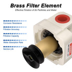 AIRZOE 3/8" NPT Compressed Air Filter, Semi-Auto Drain,0-150psi, AF3000-03