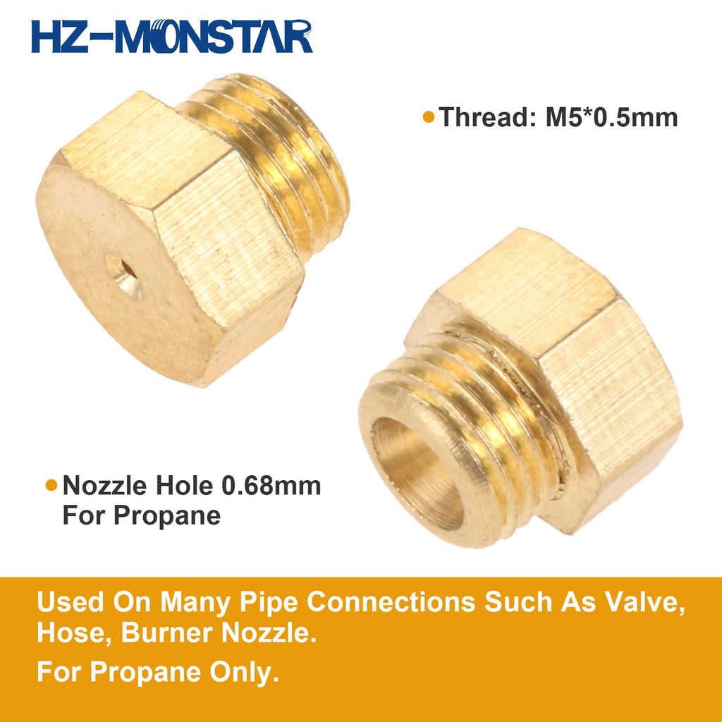 HZ-MONSTAR 20Pcs Range Stove Oven Orifice Conversion Kit for Propane Lp Gas