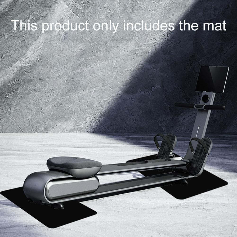 Treadmill Mat, 2 Pack Exercise Equipment Mat with Noise Reducing Foam, Gym Protective Mat for Exercise Bike, Rowing