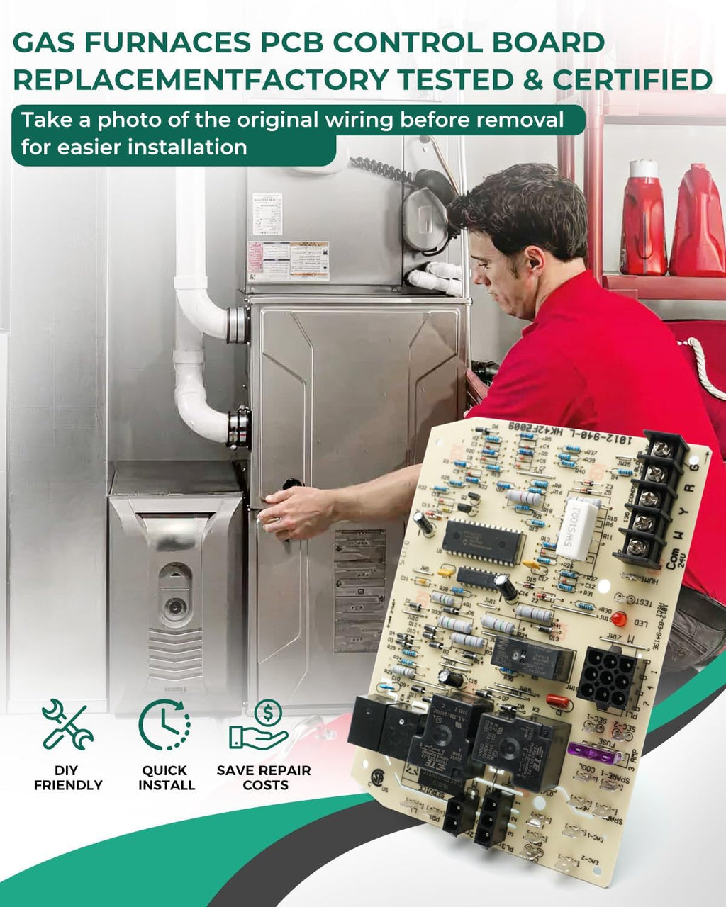 Furnace Control Board 1012-940-L for Carrier Bryant Payne