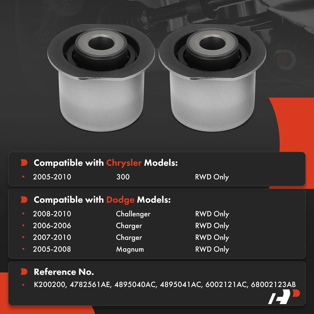 A-Premium 2 x Front Lower Outer Rearward Control Arm Bushing Kit