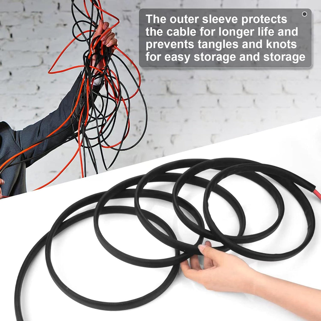 20FT 10AWG Solar Panel Extension Cable with Female and Male Connectors, Solar Cable for Solar Panels, Charge