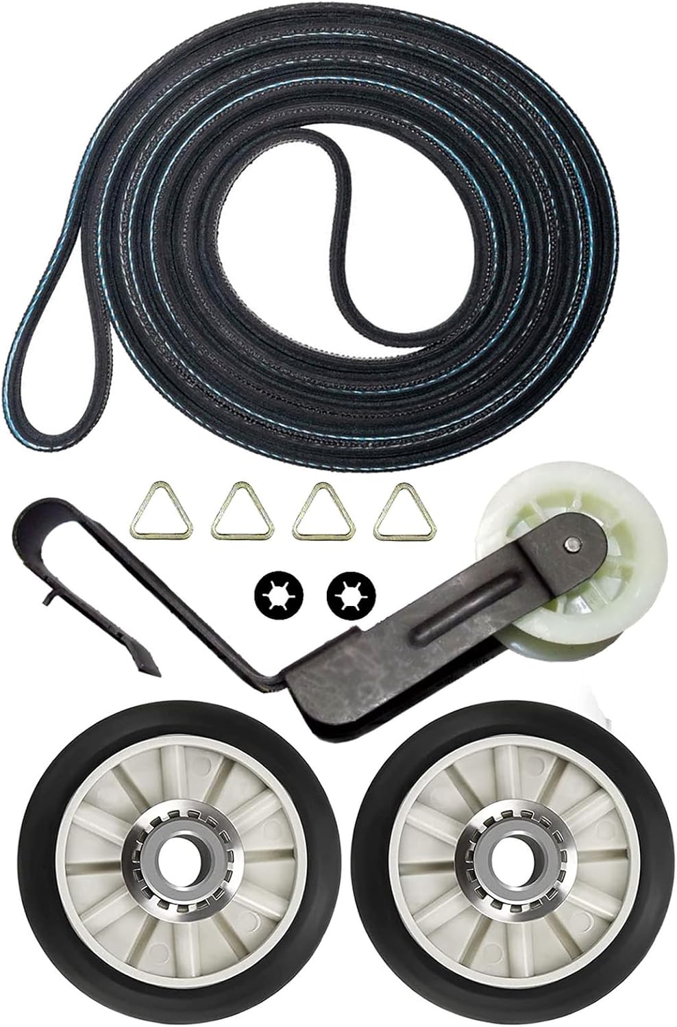 #US Appliance Replace Parts for Maytag MED6200KW0 Dryer Rollers Belt Pulley Kit - (actoparts#122310)