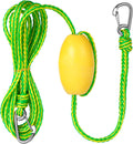 Kayak Tow Line, Drift Sock Anchor Rope for Fishing Boats and Buoys | 316 Stainless Clips, Anchor Rope and Buoy for
