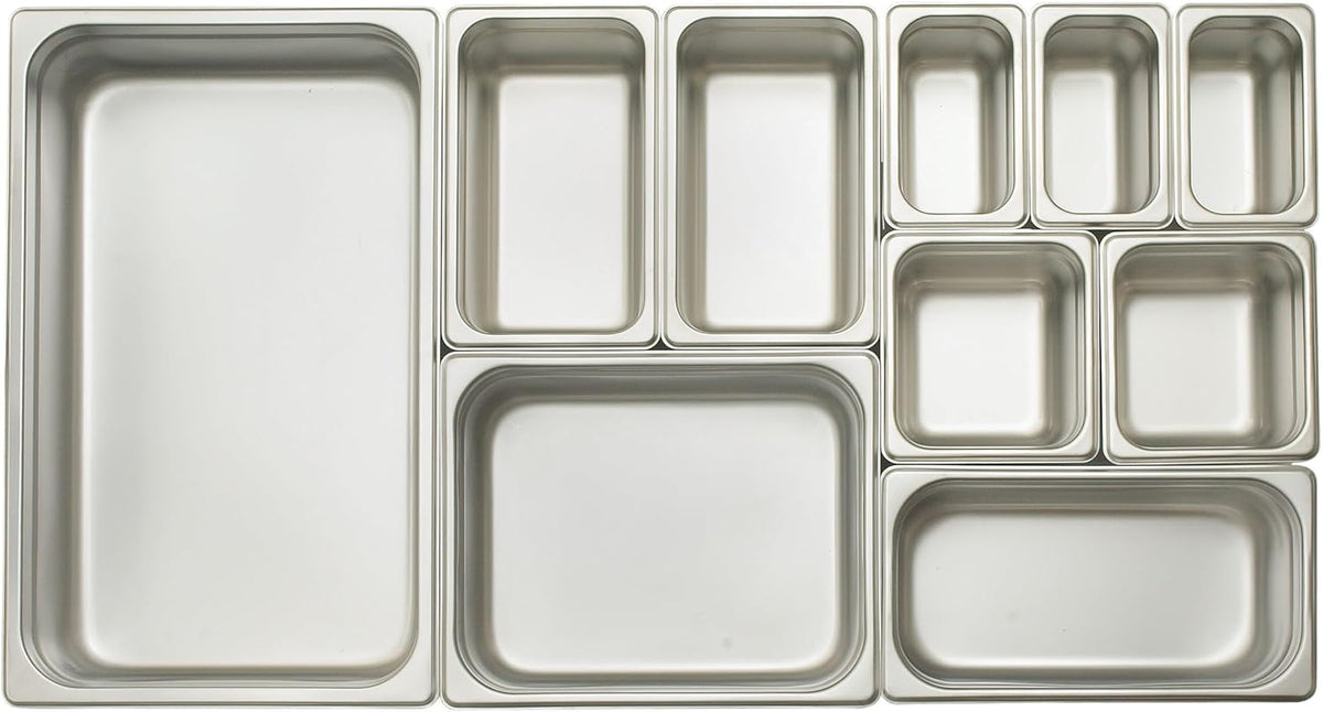 Anti-Jamming Steam Pan, 1/6 by 4-Inch, Standard Weight