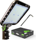 Glitgate 200W LED Parking Lot Light, 30,000LM, Slip Fitter Mount, 1 Pack