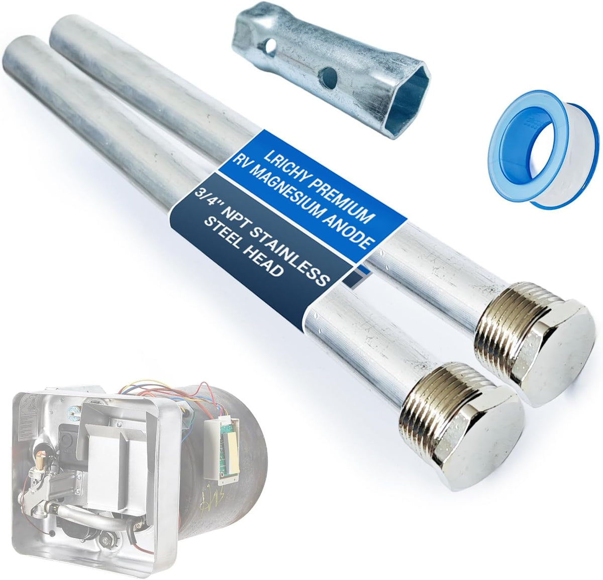 232767 Upgraded RV Water Heater Anode Rods for Suburban, 2-Pack