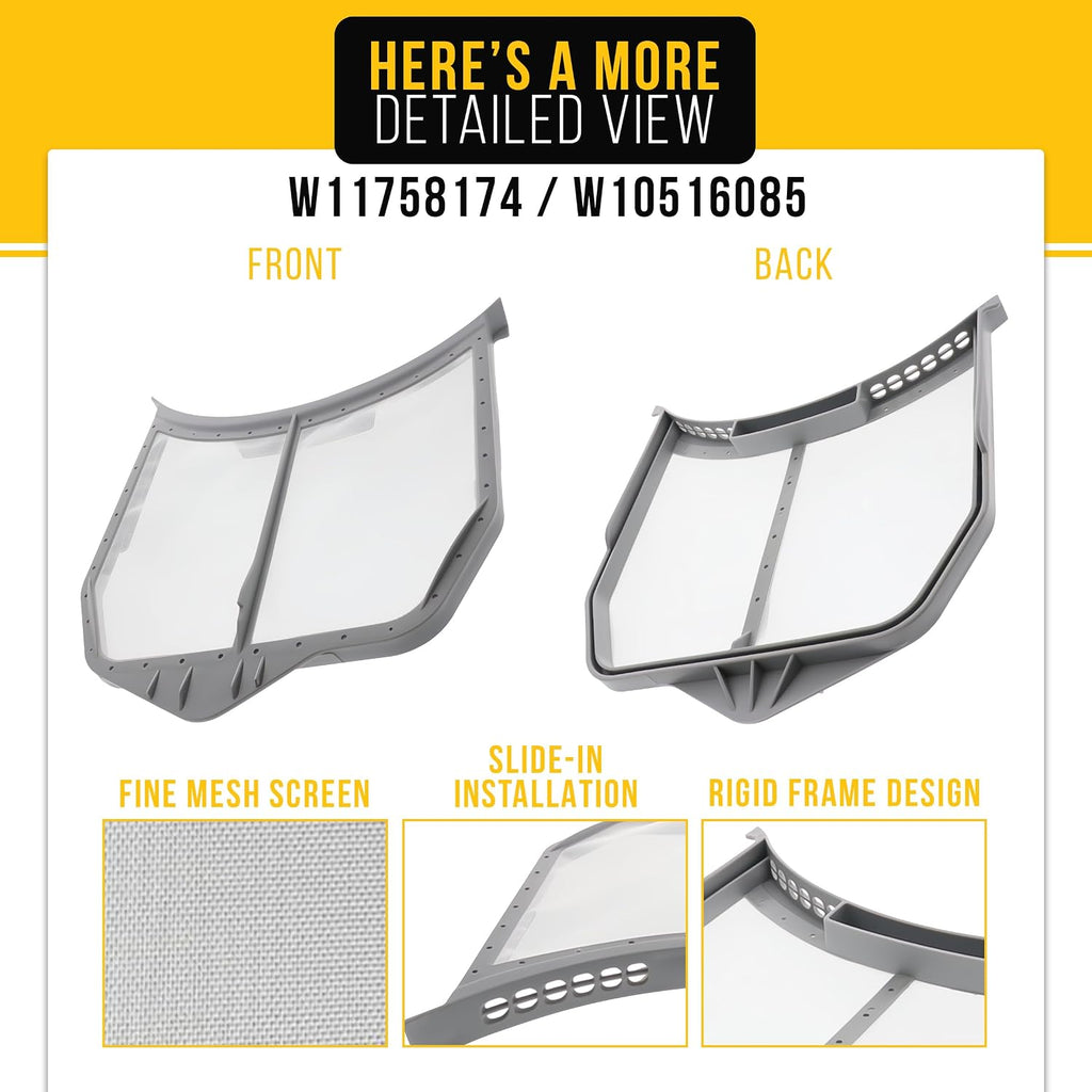 Dryer Lint Filter Screen Trap for Whirlpool WED7590FW1
