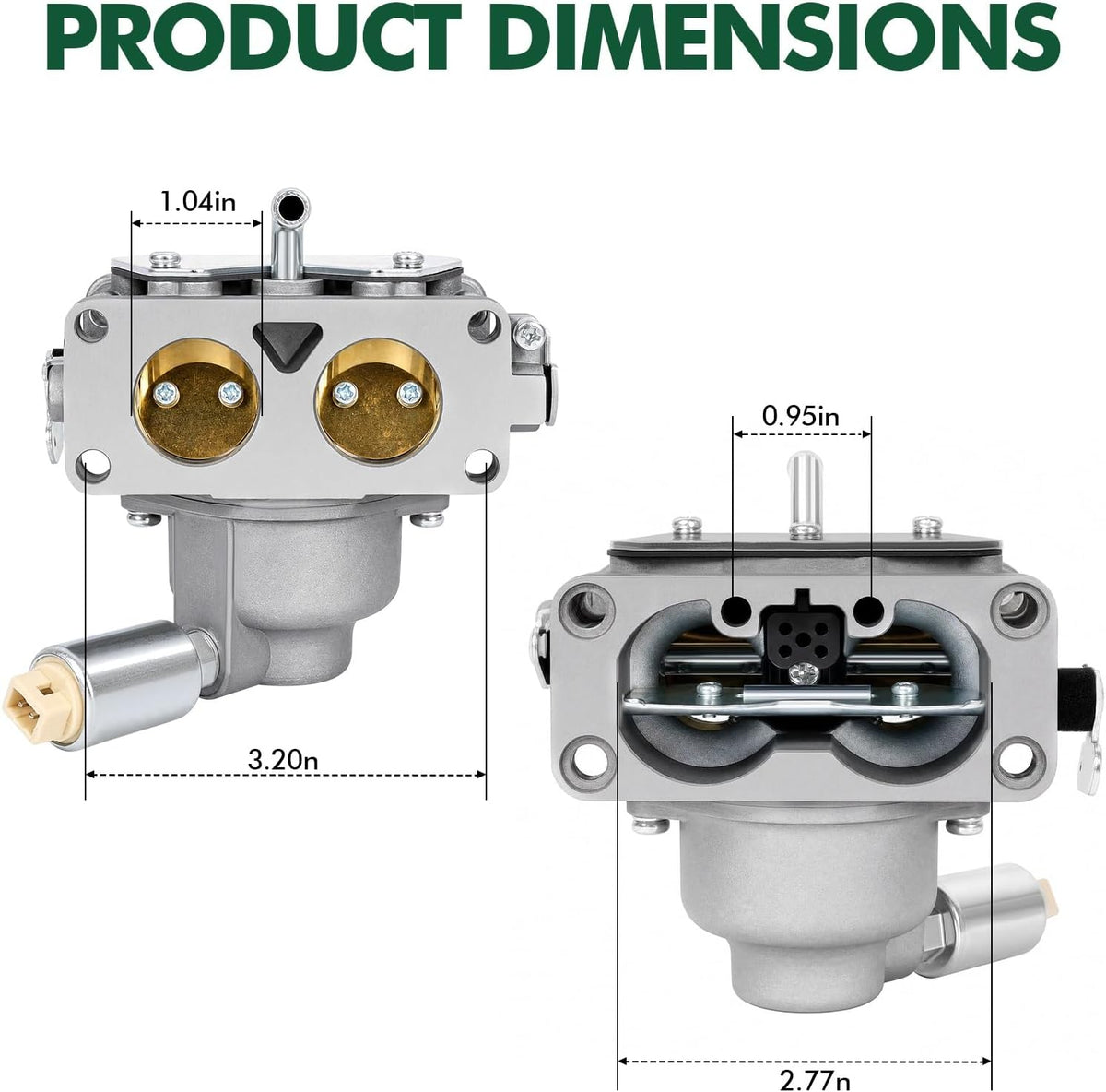 796997 Carburetor Kits for John Deere 22-25HP Engine 796227 796258 MIA11461
