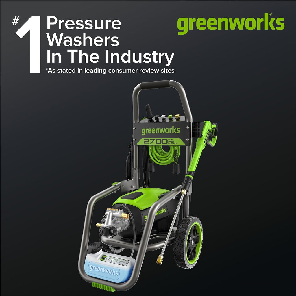 2700 PSI (2.3 GPM Max) Brushless Electric Pressure Washer