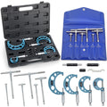Tallew 1 Set Micrometer Set 0-4", Telescoping Bore Gauge Machinist 5/16"-6"