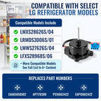 EOEPEZAP EAU65058502 Condenser Fan Motor Replacement for LG Refrigerators