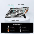 Halogen Headlights Assembly Fit for 2013-2016 Nissan Pathfinder