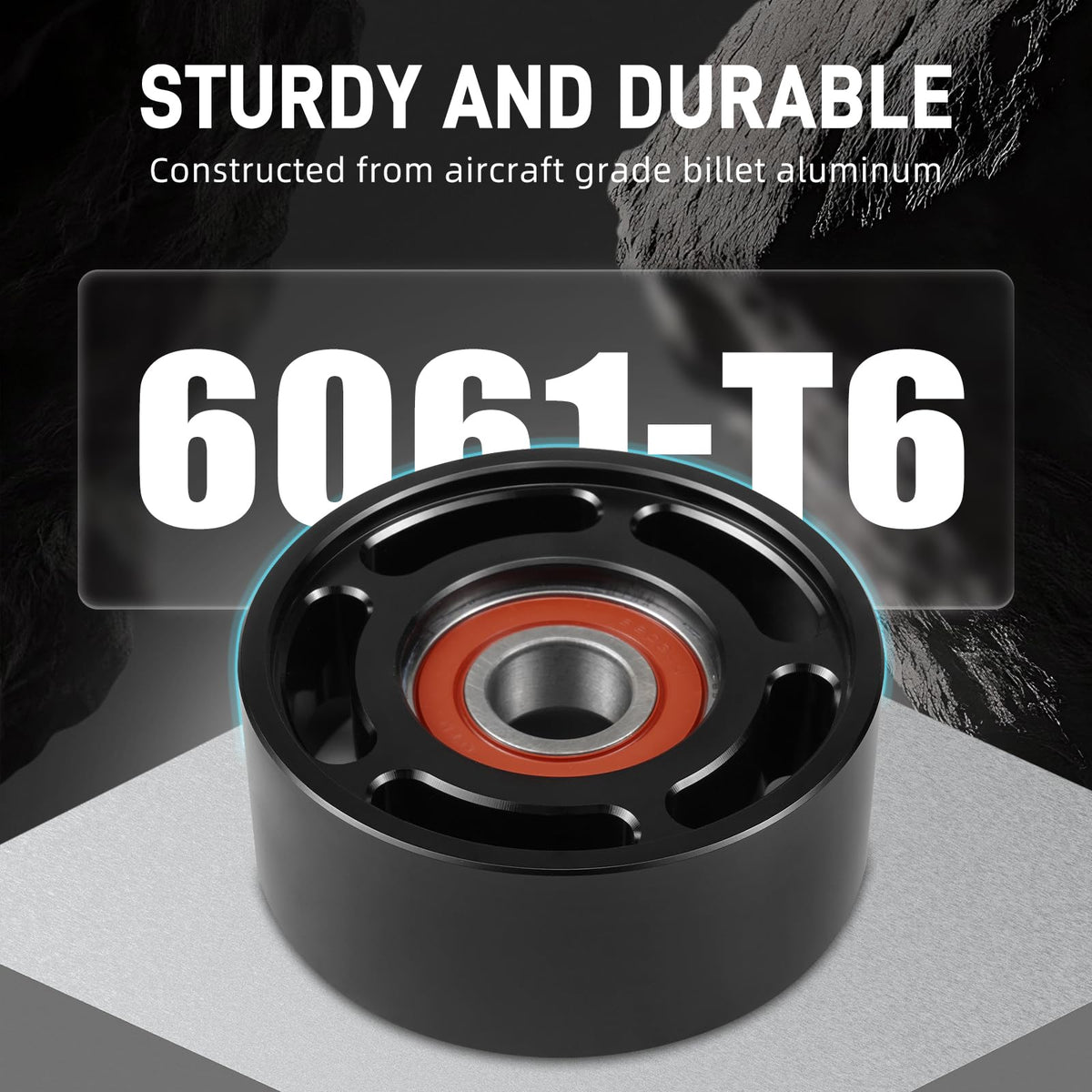 Bevinsee Smooth Idler Pulley 3.0 Diameter for LS Bracket