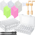 500 Pcs Set Embroidery Floss Bobbins Thread Organizer Kit