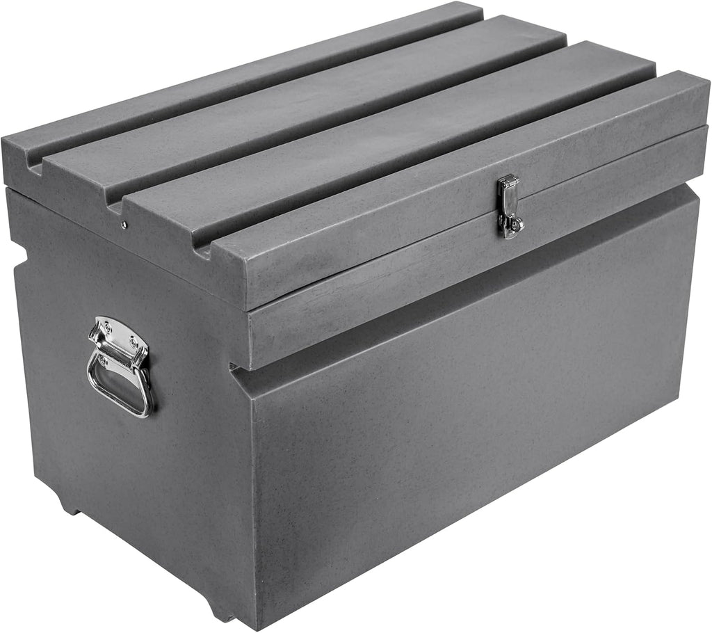 Tack Trunk Storage Box with Accessory Trays (Dark Granite)