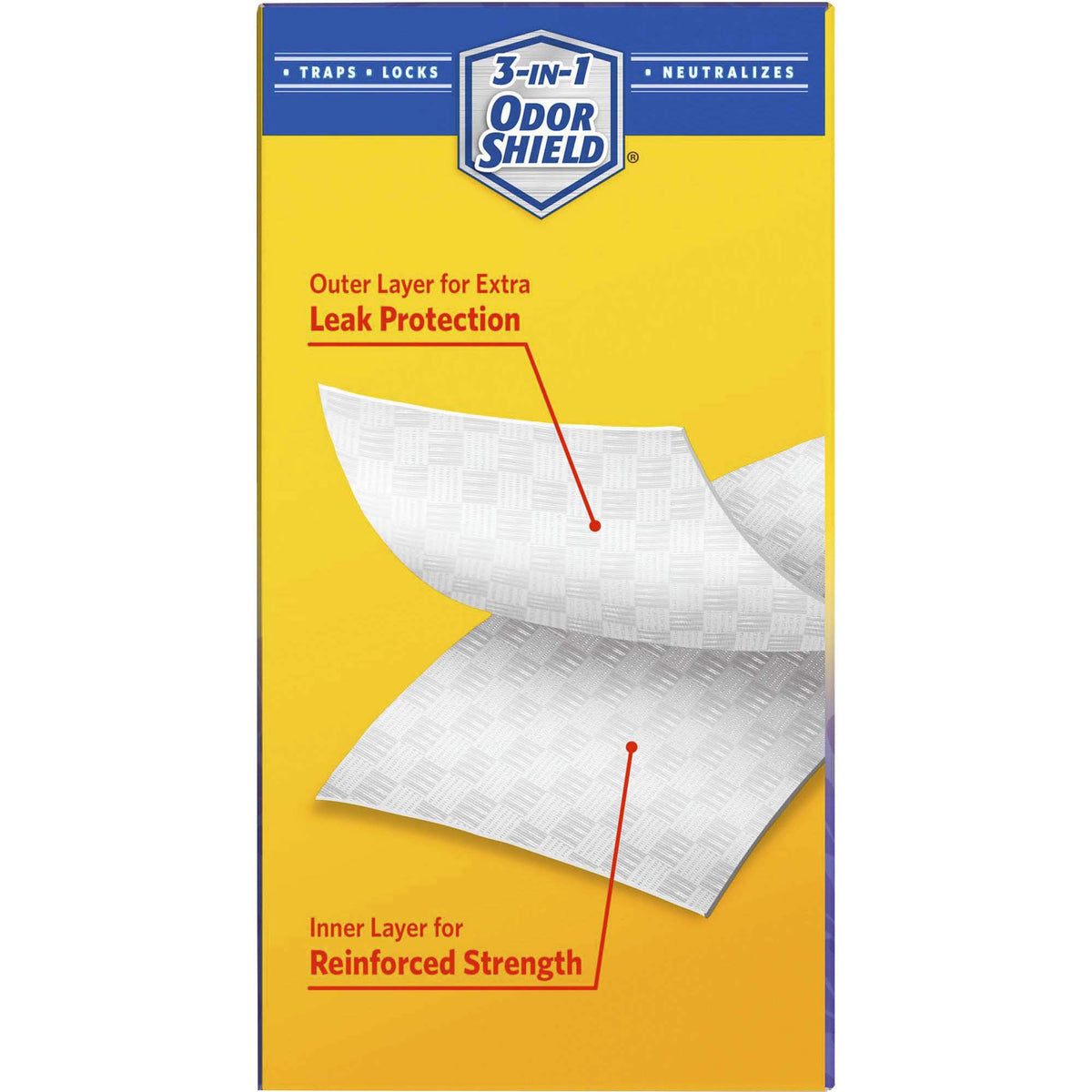 OdorShield Tall Kitchen Drawstring Trash Bags