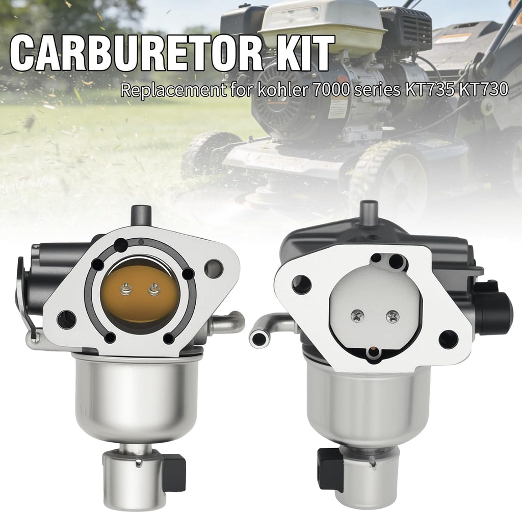 16-853-19S Carburetor Carb Replacement for Kohler 7000 Series Engine KT725 KT730 KT735 KT740 KT745 Engine with Fuel