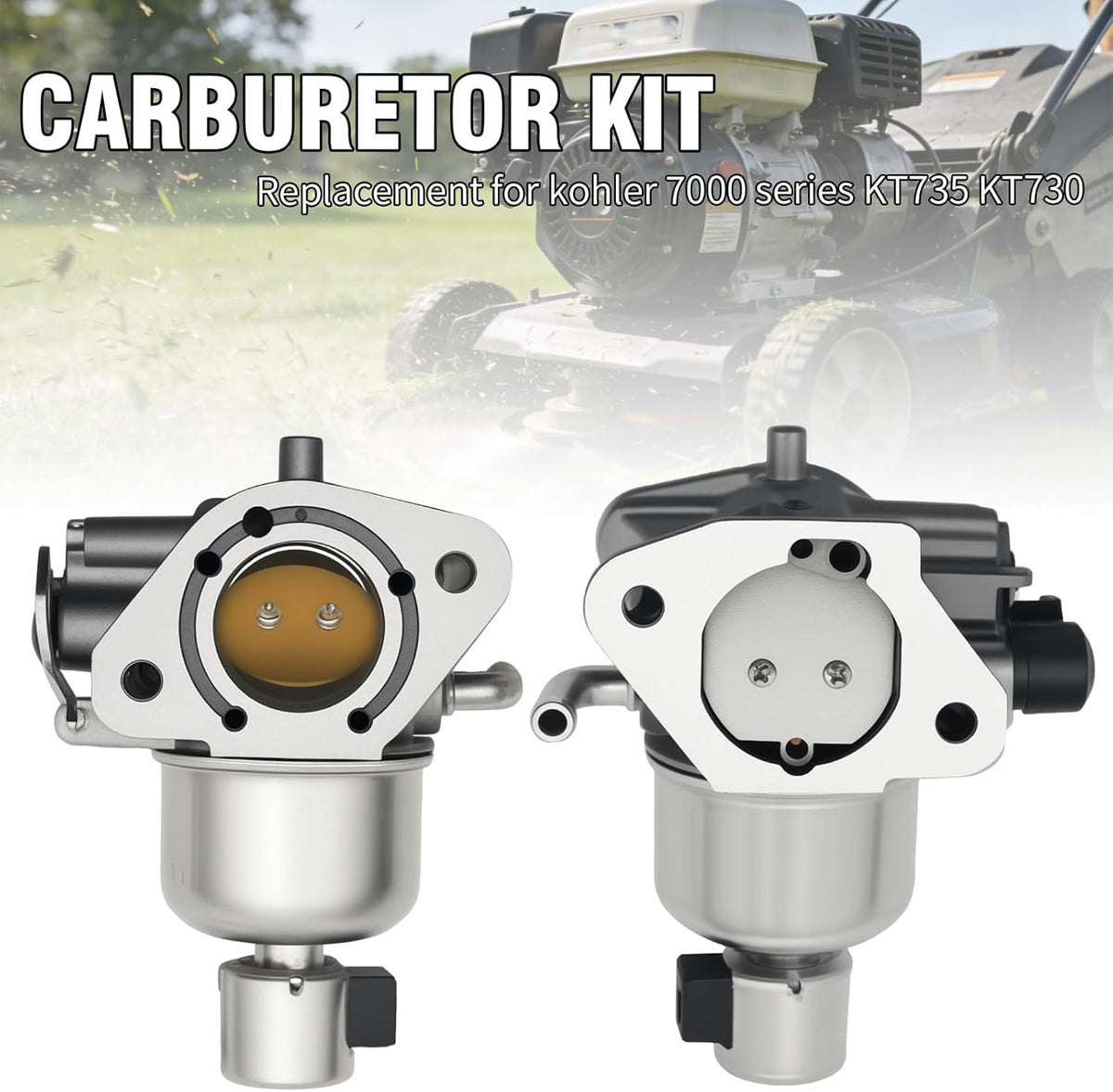 16-853-19S Carburetor Carb Replacement for Kohler 7000 Series Engine KT725 KT730 KT735 KT740 KT745 Engine with Fuel