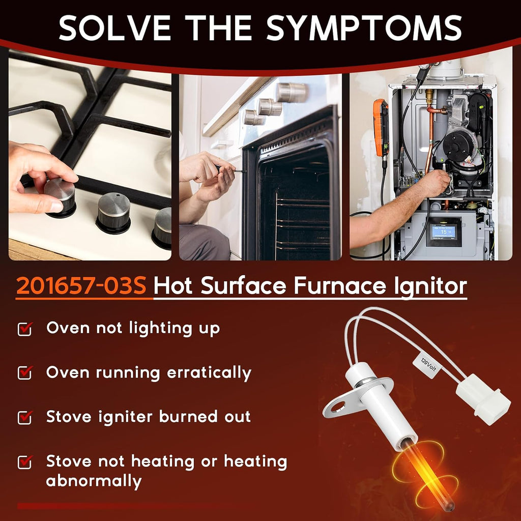 201657-03S Furnace Hot Surface Ignitors for Goodman Nitride Igniters