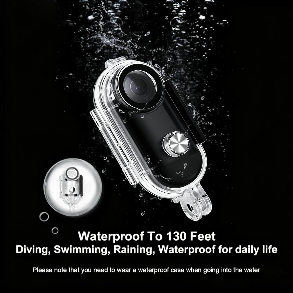 4K 128GB Thumb Action Camera, Hands-Free Magnetic POV Sports Cam | Waterproof Wearable Design with Magnetic Mount