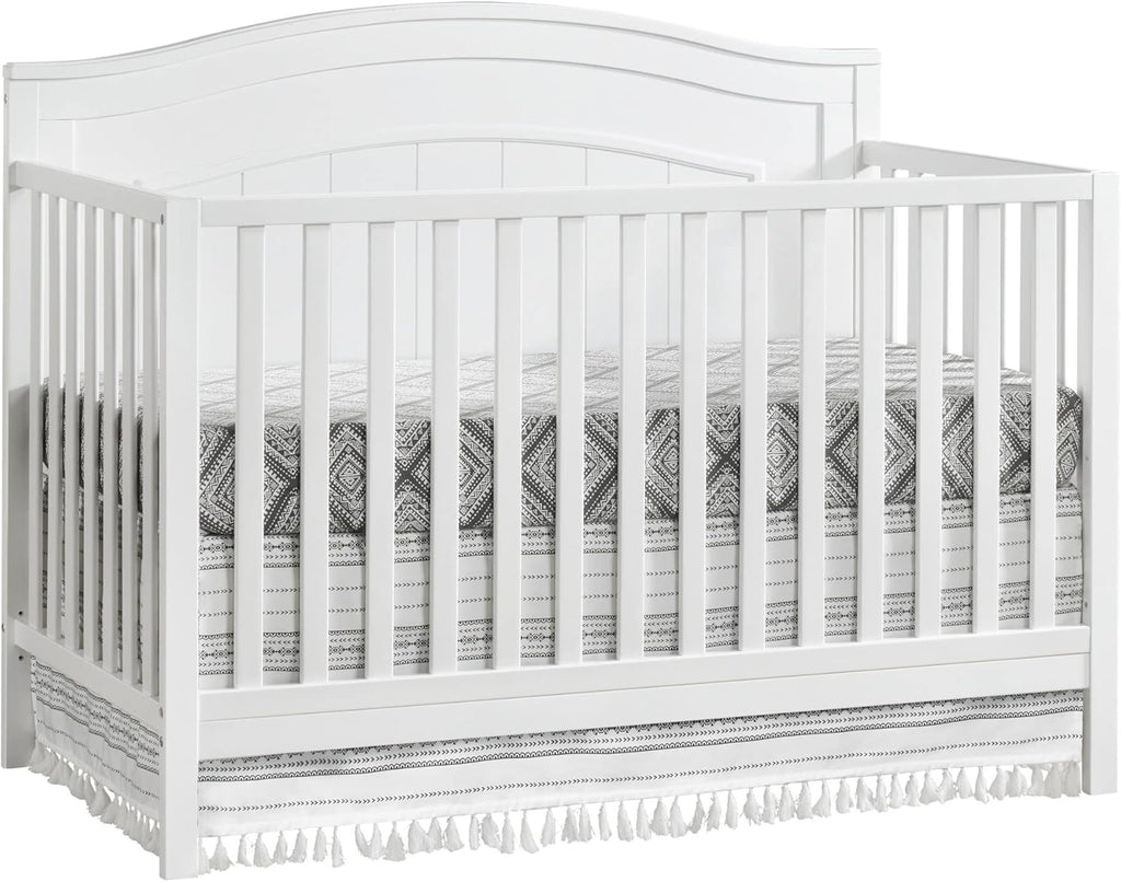 North Bay 4-in-1 Convertible Crib, Snow White, GreenGuard Gold Certified