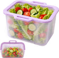 Magnetic Fast Seal Reusable Silicone Food Storage Bag, 68 oz