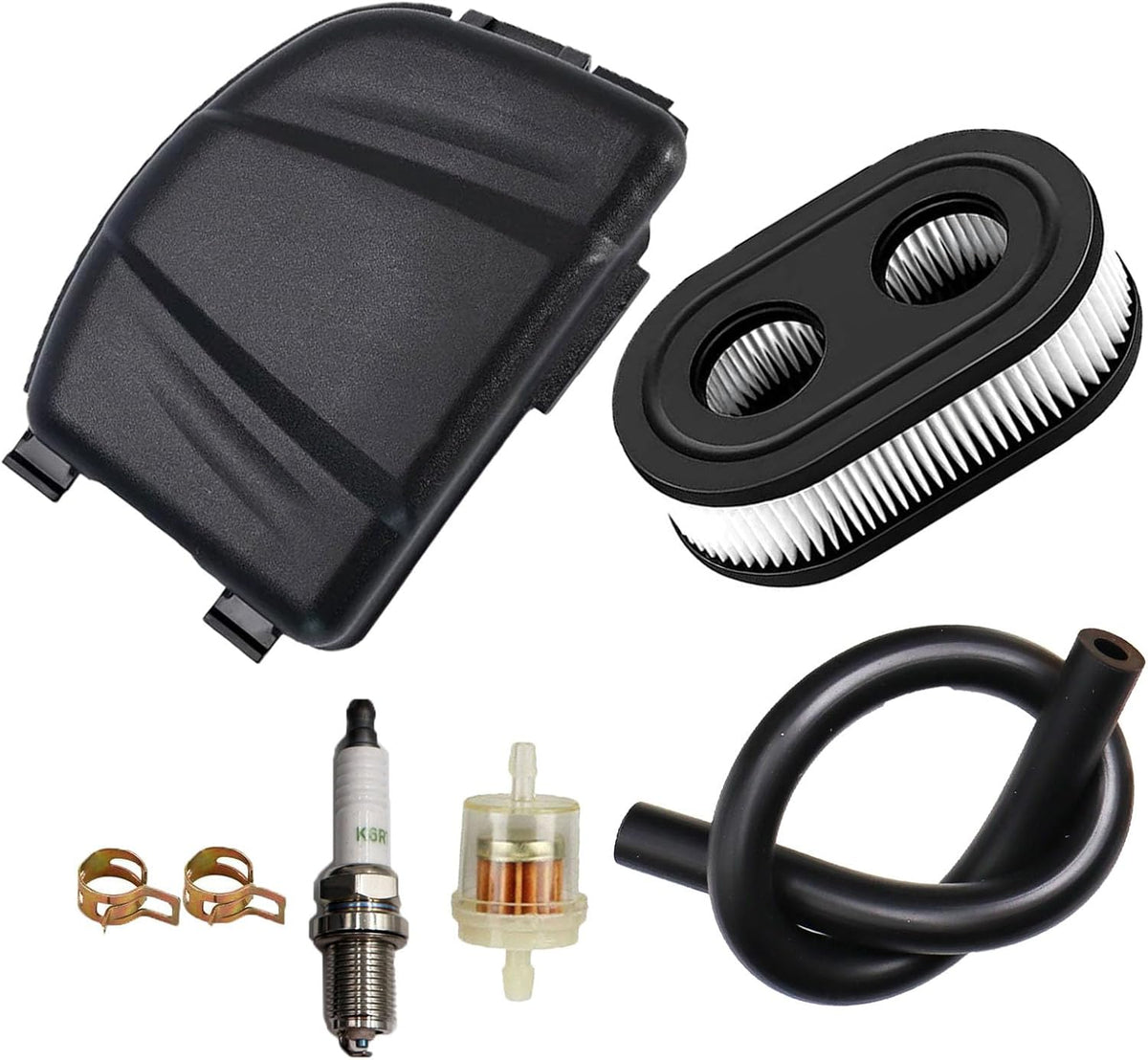 Air Fitler Cover & Air Filter Compatible with Toro Lawn Mower | Model 20353 w/ 7.25 163cc Engine Tune Up Kits