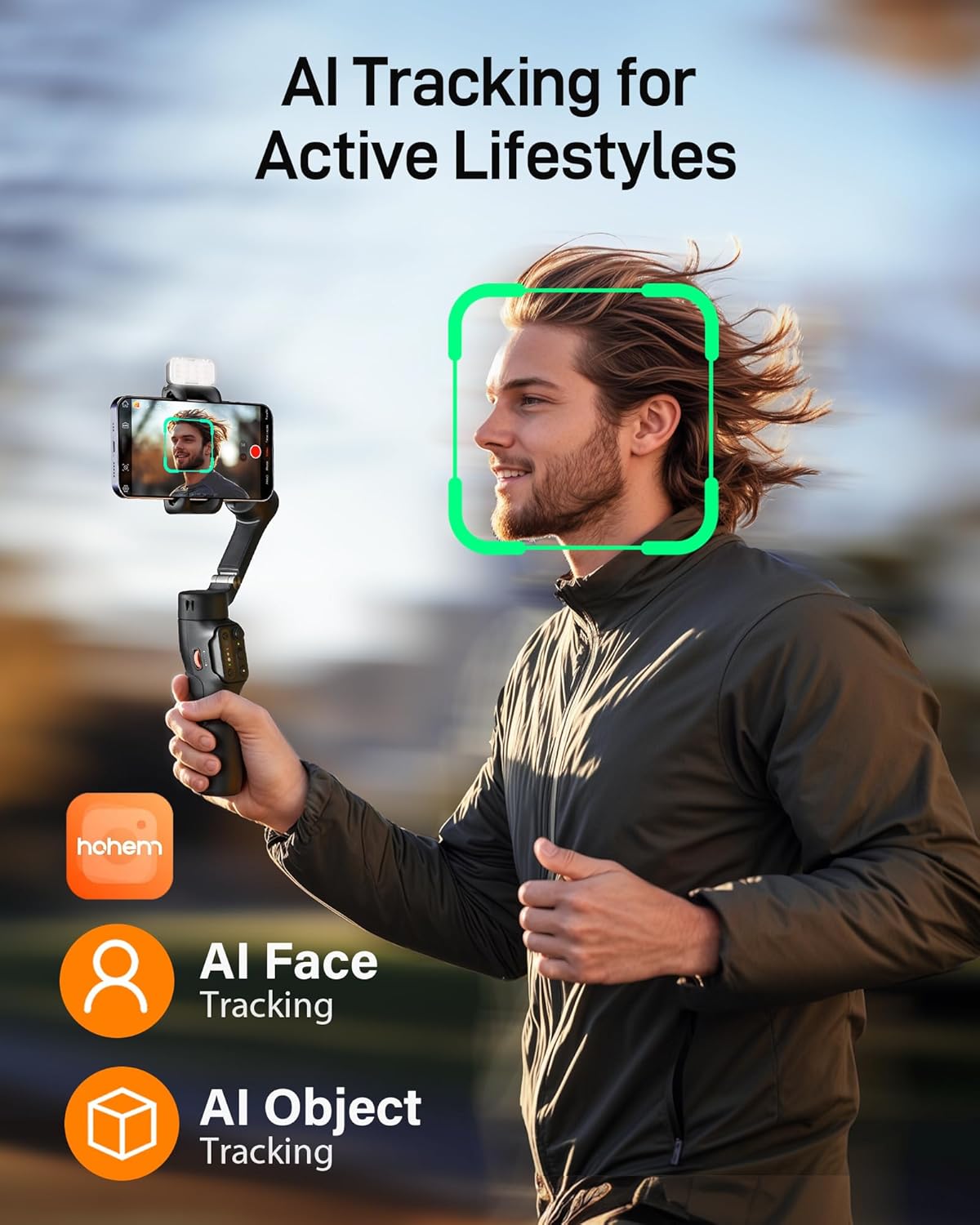 iSteady X3 3-Axis Gimbal Stabilizer for iPhone & Android, Black | Detachable Remote, iSteady 8.0 Anti-Shake, Tripod &