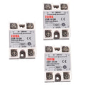 3pcs SSR-10DA Solid State Relay Single Phase Semi-Conductor Relay Module Input 3-32V DC Output 24-380V AC for Temperature Controller