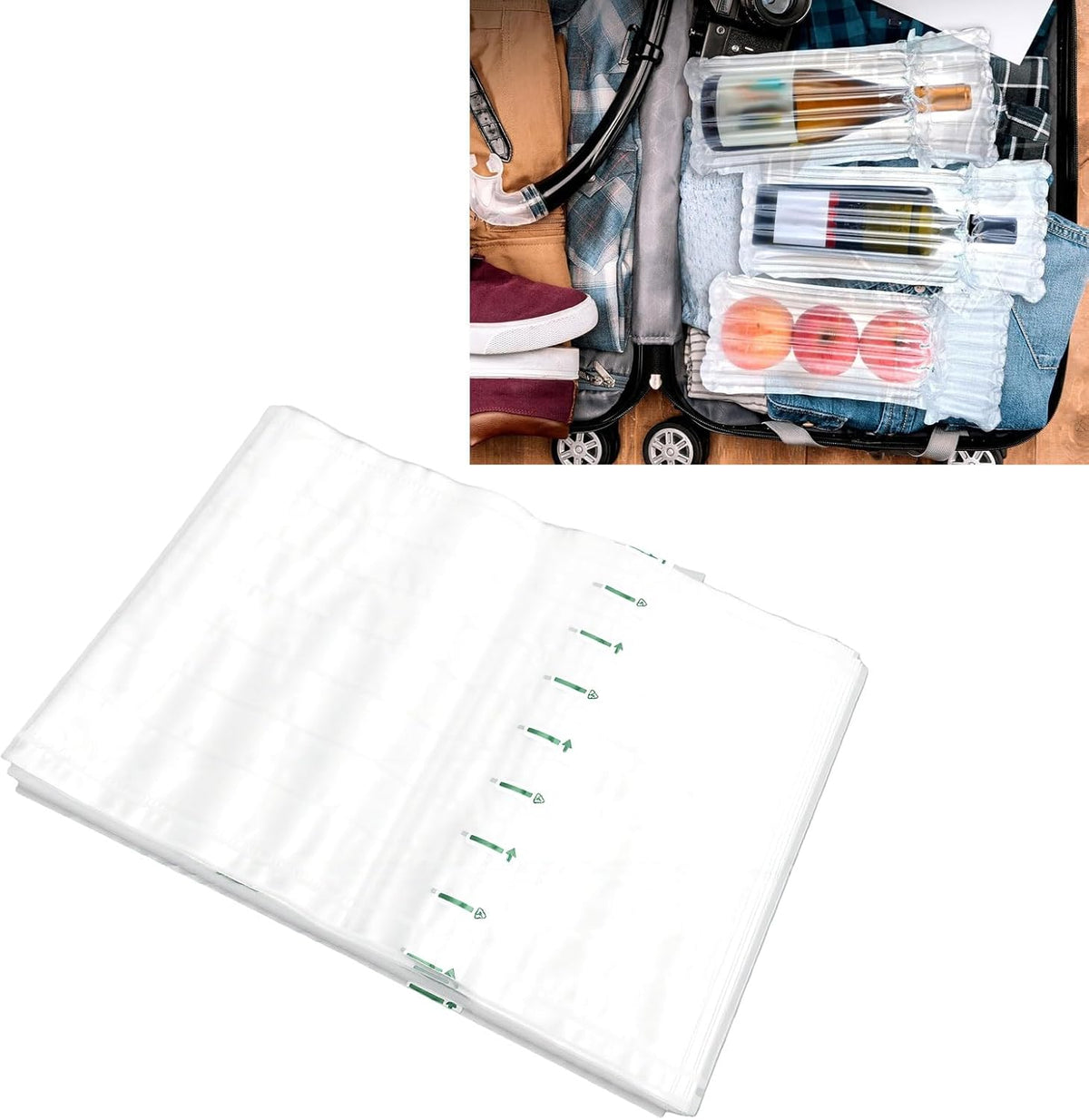 Wine Bottle Protector Reusable Air Column Cushion Bags