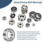 uxcell 10Pack 683ZZ Deep Groove Ball Bearings 3x7x3mm Chrome Steel ABEC5