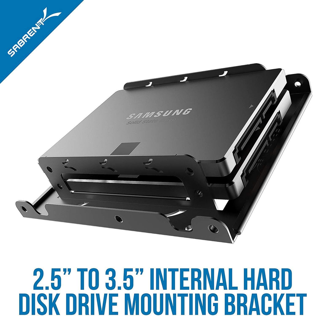 SABRENT 2.5 to 3.5in HDD/SSD Mounting Bracket & Adapter (BK-HDDH)