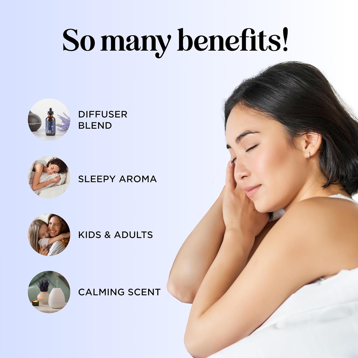 Sleep Essential Oil Blend for Diffuser - Dream Essential Oils for Diffusers Aromatherapy and Relaxation with Clary