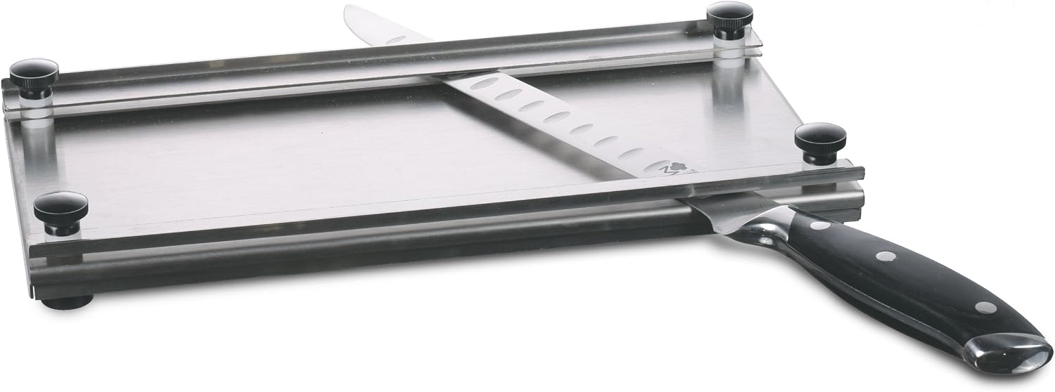 Ultimate Stainless Steel Beef Jerky Maker Slicer Cutting Board With Beginners Guide on How To Dry Cure Preserve Beef