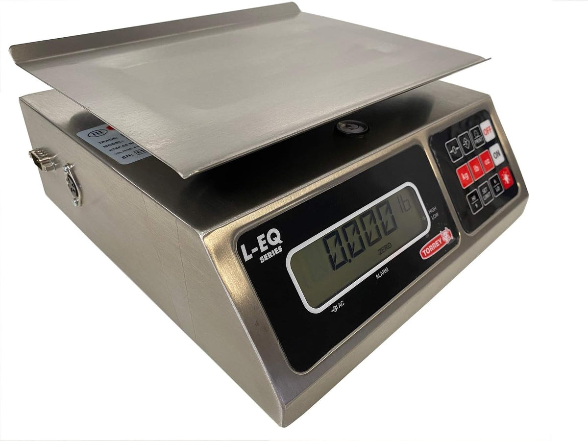 LEQ 10/20 High Precision Digital Portion Control Scale, Stainless Steel Construction, 10 kg/20 lb. Capacity